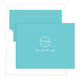 Mermaid Circle Initials Foldover Note Cards Image 3 of 4